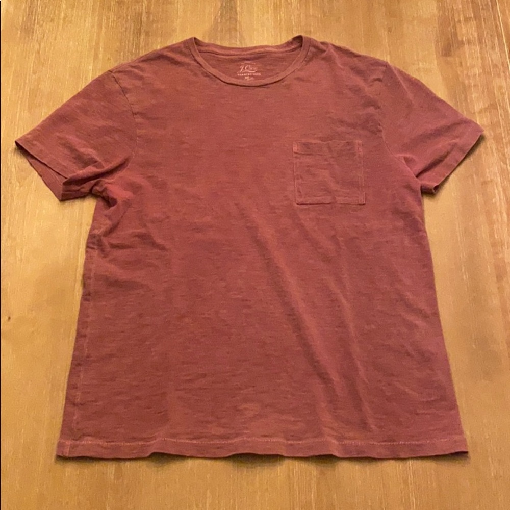 JCrew Garment Dyed pocket T-shirt